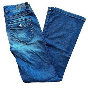 Cambio jeans with leather‎ accents size 10